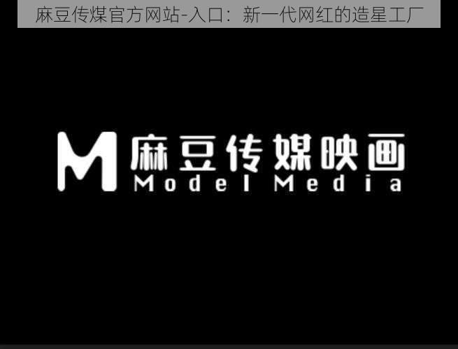 麻豆传煤官方网站-入口:新一代网红的造星工厂