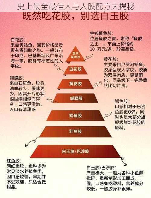 史上最全最佳人与人胶配方大揭秘