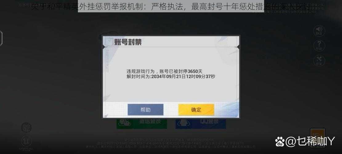 关于和平精英外挂惩罚举报机制:严格执法,最高封号十年惩处措施的深入探讨