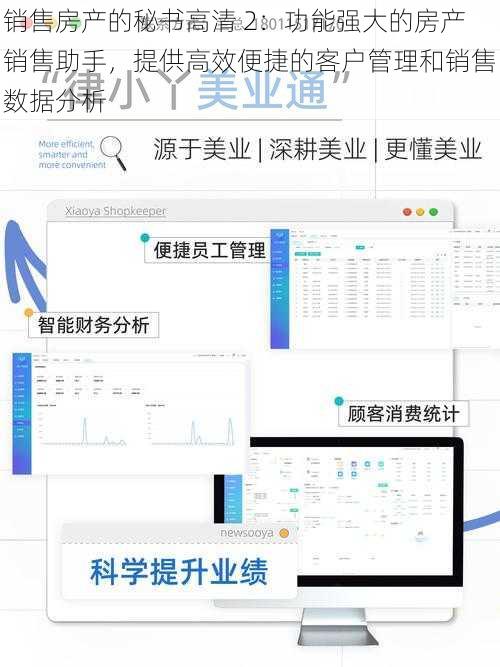 销售房产的秘书高清 2:功能强大的房产销售助手,提供高效便捷的客户管理和销售数据分析