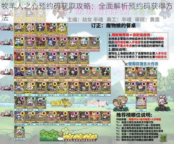 牧羊人之心预约码获取攻略:全面解析预约码获得方法
