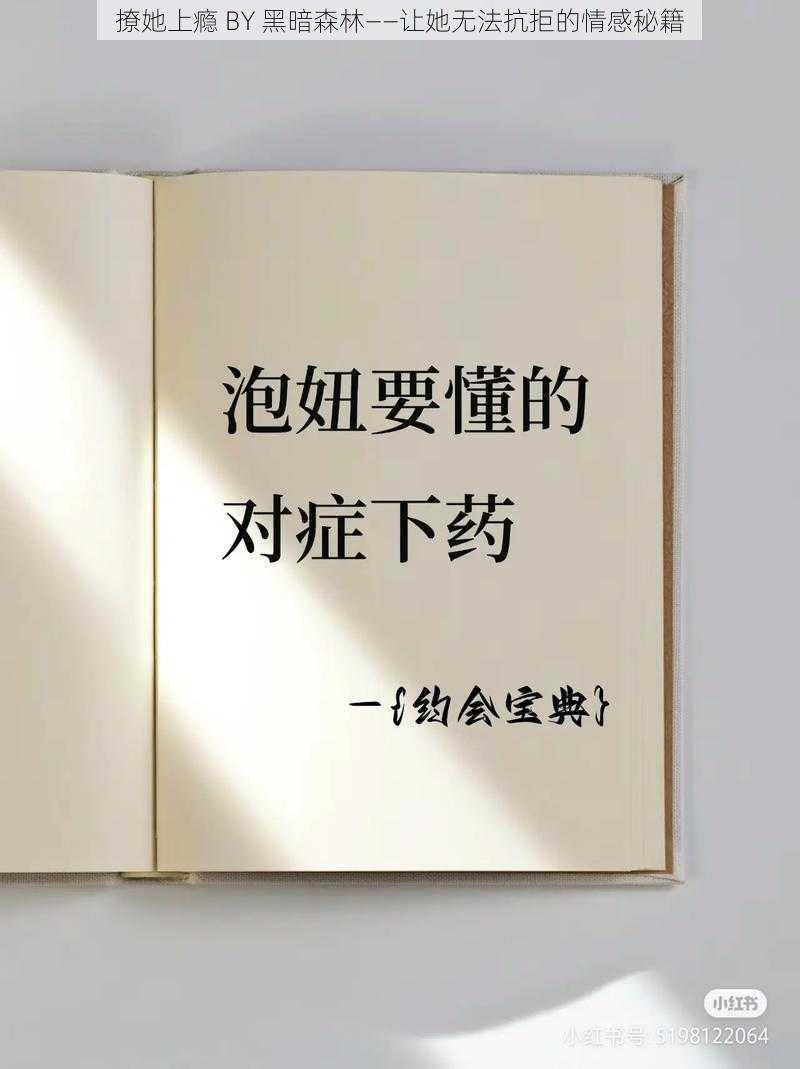 撩她上瘾 BY 黑暗森林——让她无法抗拒的情感秘籍