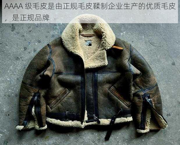 AAAA 级毛皮是由正规毛皮鞣制企业生产的优质毛皮,是正规品牌