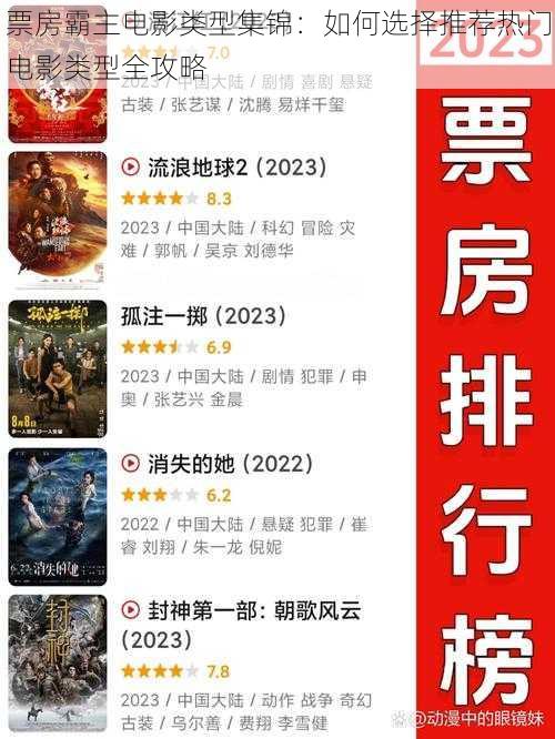票房霸主电影类型集锦:如何选择推荐热门电影类型全攻略