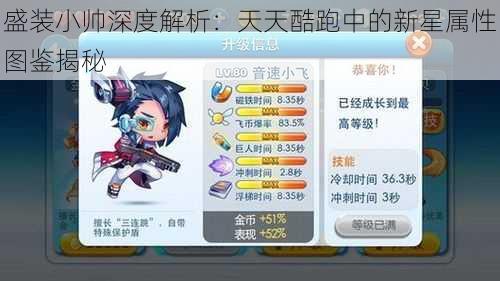 盛装小帅深度解析:天天酷跑中的新星属性图鉴揭秘