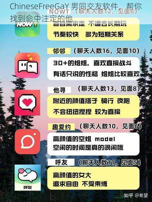ChineseFreeGaY 男同交友软件,帮你找到命中注定的他