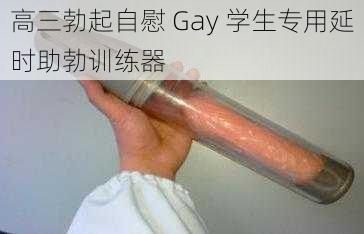 高三勃起自慰 Gay 学生专用延时助勃训练器