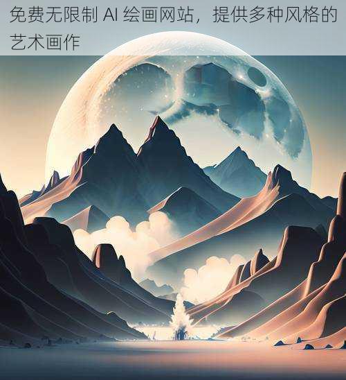 免费无限制 AI 绘画网站,提供多种风格的艺术画作