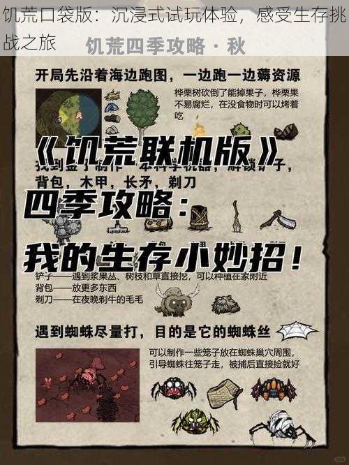 饥荒口袋版:沉浸式试玩体验,感受生存挑战之旅