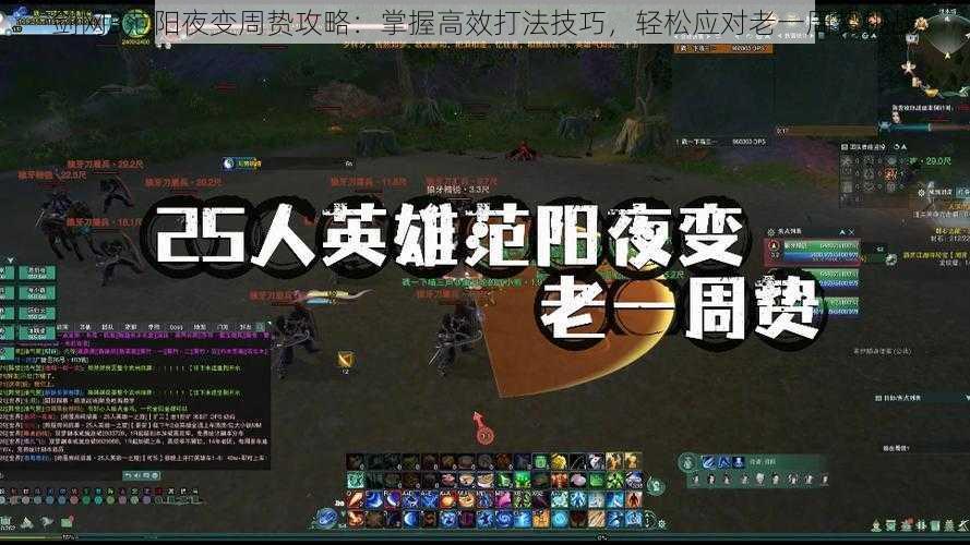 剑网3范阳夜变周贽攻略:掌握高效打法技巧,轻松应对老一周贽挑战