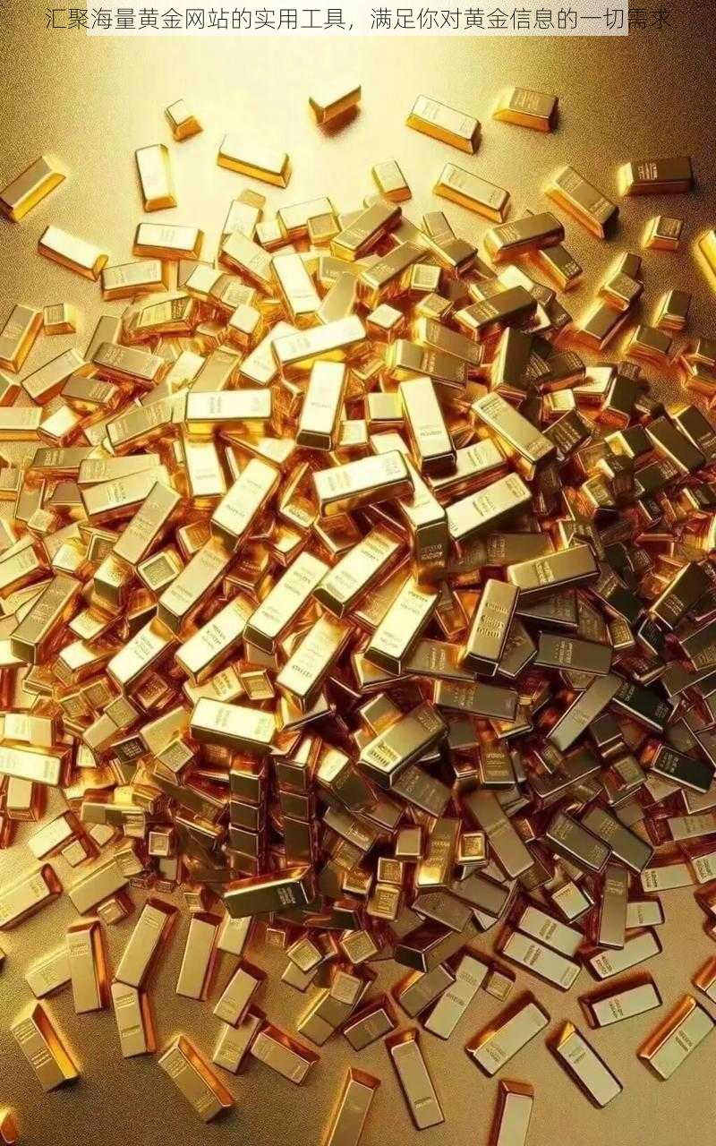 汇聚海量黄金网站的实用工具,满足你对黄金信息的一切需求