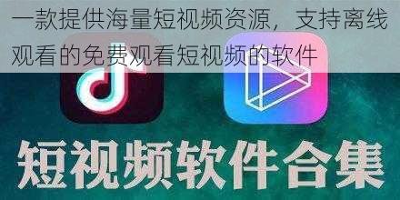 一款提供海量短视频资源,支持离线观看的免费观看短视频的软件