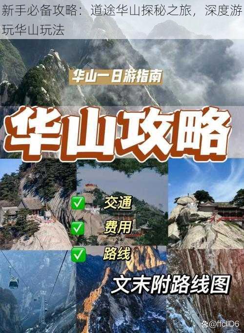 新手必备攻略:道途华山探秘之旅,深度游玩华山玩法