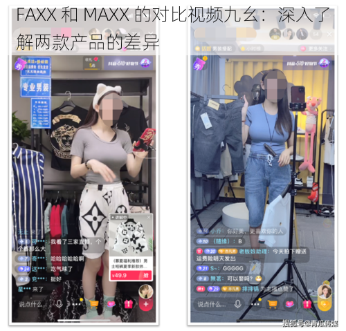 FAXX 和 MAXX 的对比视频九幺:深入了解两款产品的差异