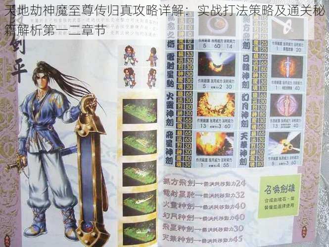 天地劫神魔至尊传归真攻略详解:实战打法策略及通关秘籍解析第一二章节