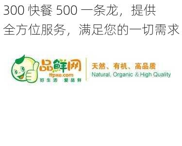 300 快餐 500 一条龙,提供全方位服务,满足您的一切需求