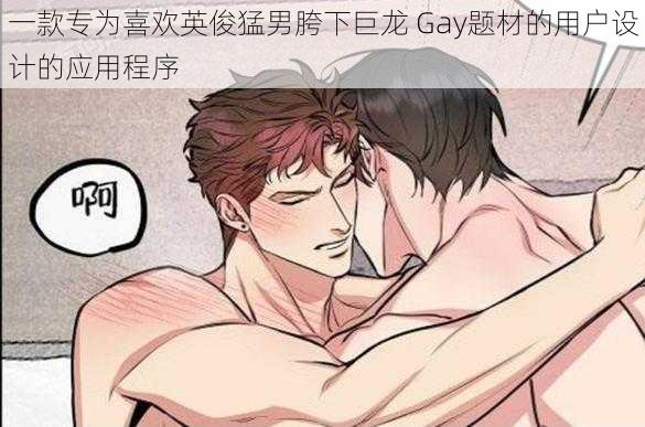 一款专为喜欢英俊猛男胯下巨龙 Gay题材的用户设计的应用程序