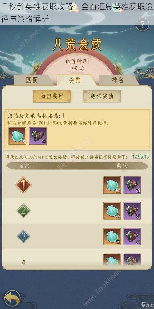 千秋辞英雄获取攻略:全面汇总英雄获取途径与策略解析