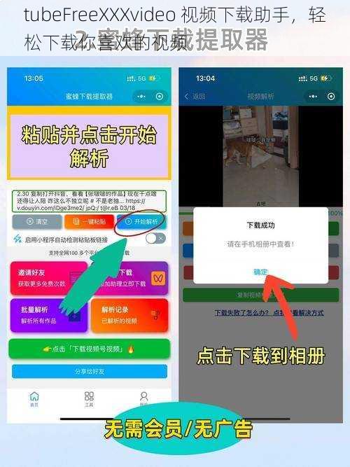 tubeFreeXXXvideo 视频下载助手,轻松下载你喜欢的视频