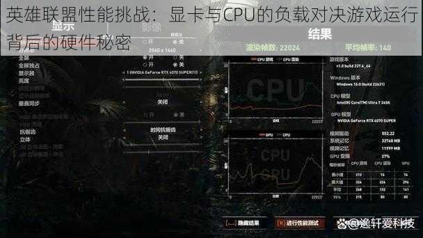 英雄联盟性能挑战:显卡与CPU的负载对决游戏运行背后的硬件秘密