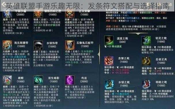 英雄联盟手游乐趣无限:发条符文搭配与选择指南