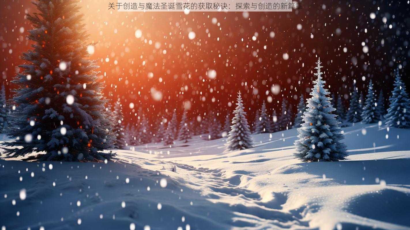 关于创造与魔法圣诞雪花的获取秘诀:探索与创造的新篇章