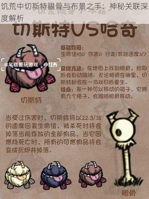 饥荒中切斯特眼骨与布景之手:神秘关联深度解析