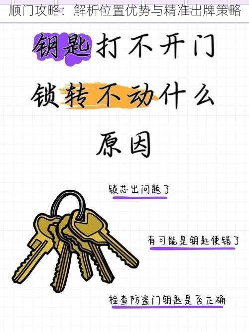 顺门攻略:解析位置优势与精准出牌策略