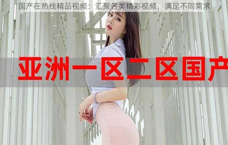 国产在热线精品视频:汇聚各类精彩视频,满足不同需求