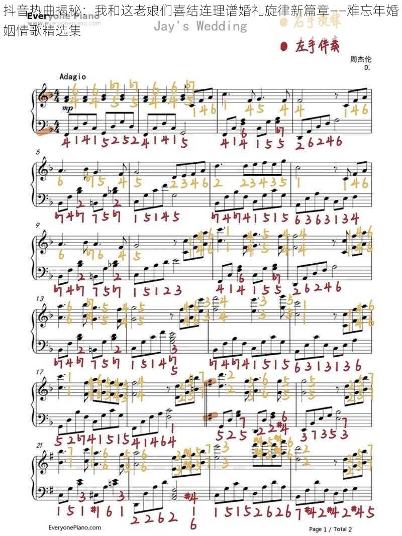 抖音热曲揭秘:我和这老娘们喜结连理谱婚礼旋律新篇章——难忘年婚姻情歌精选集