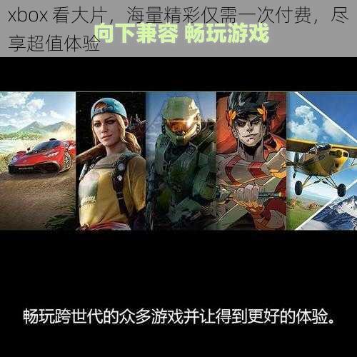 xbox 看大片,海量精彩仅需一次付费,尽享超值体验