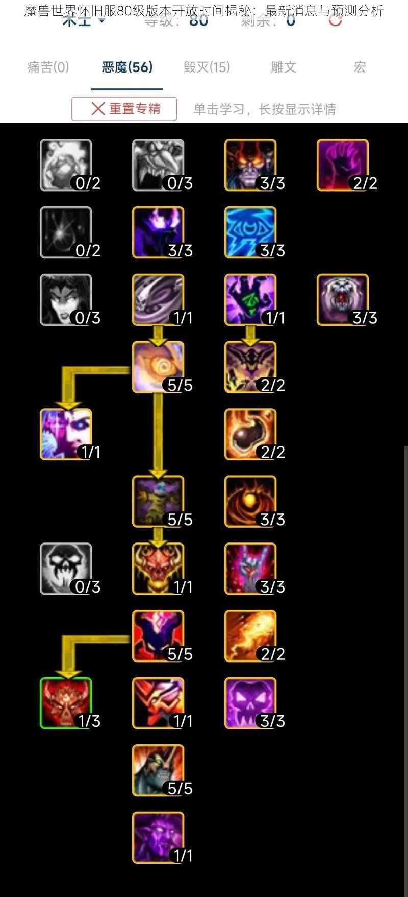 魔兽世界怀旧服80级版本开放时间揭秘:最新消息与预测分析
