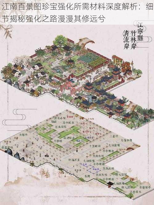江南百景图珍宝强化所需材料深度解析:细节揭秘强化之路漫漫其修远兮