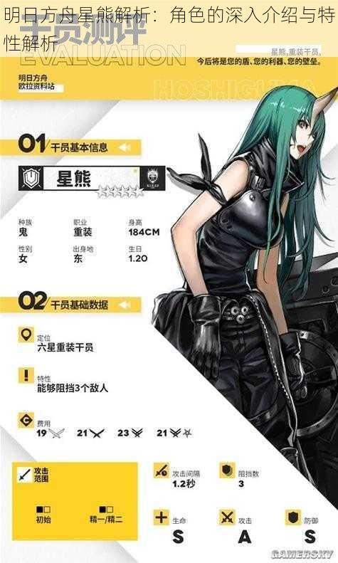 明日方舟星熊解析:角色的深入介绍与特性解析