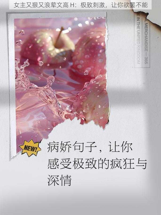 女主又狠又浪荤文高 H:极致刺激,让你欲罢不能
