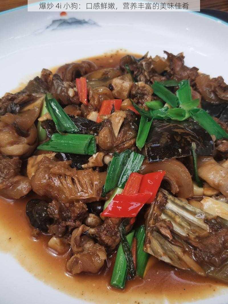 爆炒 4i 小狗:口感鲜嫩,营养丰富的美味佳肴