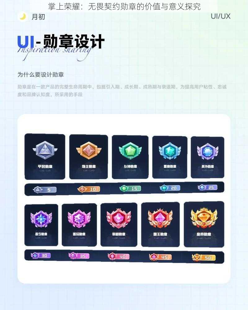 掌上荣耀:无畏契约勋章的价值与意义探究