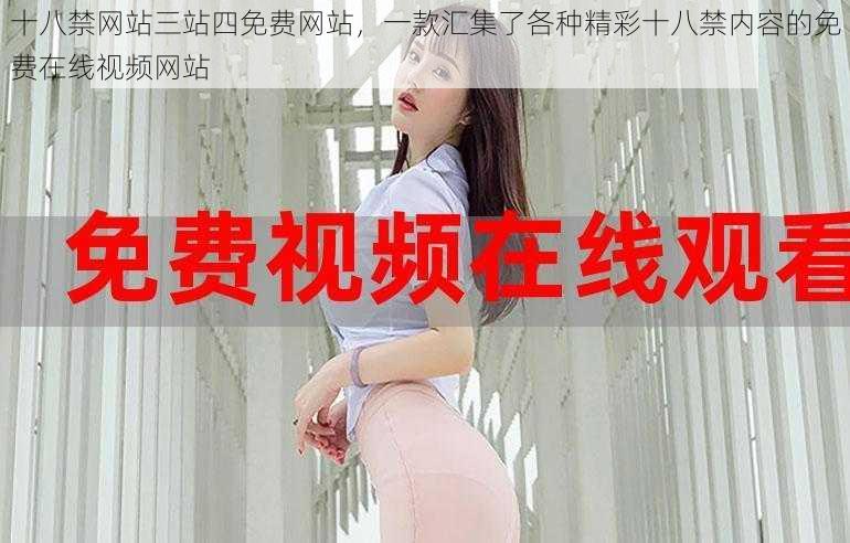 十八禁网站三站四免费网站,一款汇集了各种精彩十八禁内容的免费在线视频网站