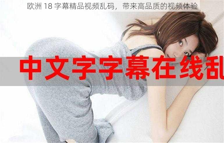 欧洲 18 字幕精品视频乱码,带来高品质的视频体验