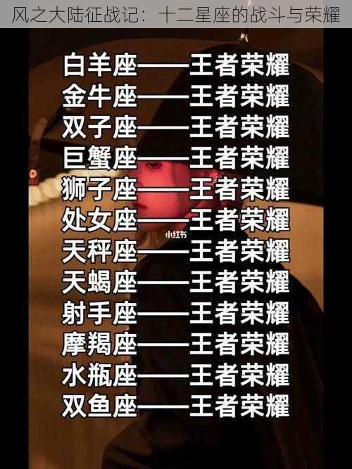 风之大陆征战记:十二星座的战斗与荣耀