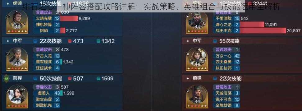 绯石之心一神阵容搭配攻略详解:实战策略、英雄组合与技能运用全解析