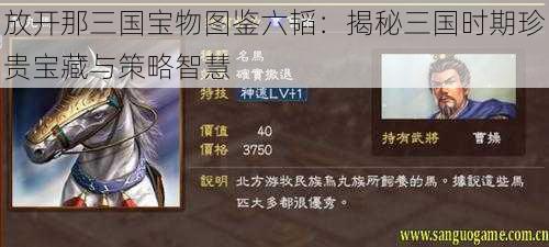 放开那三国宝物图鉴六韬:揭秘三国时期珍贵宝藏与策略智慧