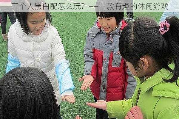 三个人黑白配怎么玩?——一款有趣的休闲游戏