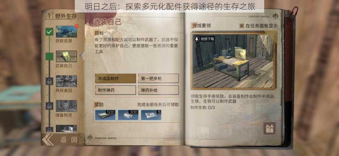 明日之后:探索多元化配件获得途径的生存之旅
