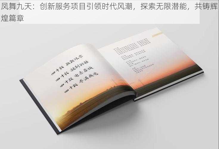 凤舞九天:创新服务项目引领时代风潮,探索无限潜能,共铸辉煌篇章