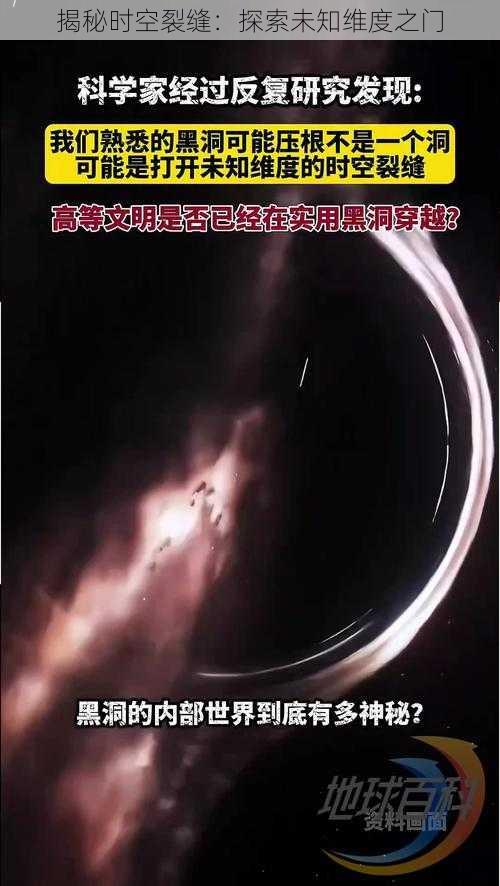 揭秘时空裂缝:探索未知维度之门