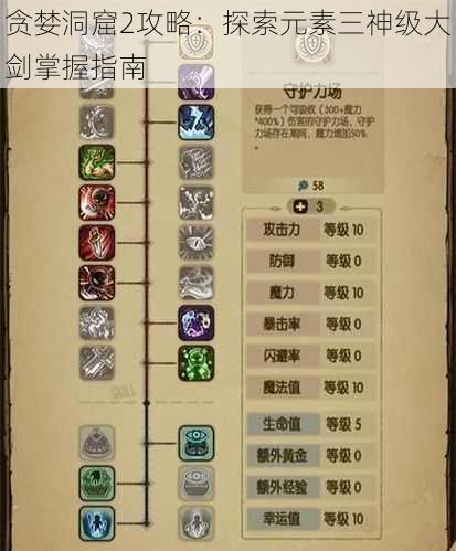 贪婪洞窟2攻略:探索元素三神级大剑掌握指南