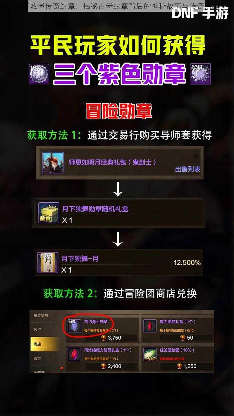 地下城堡传奇纹章:揭秘古老纹章背后的神秘故事与传奇历程