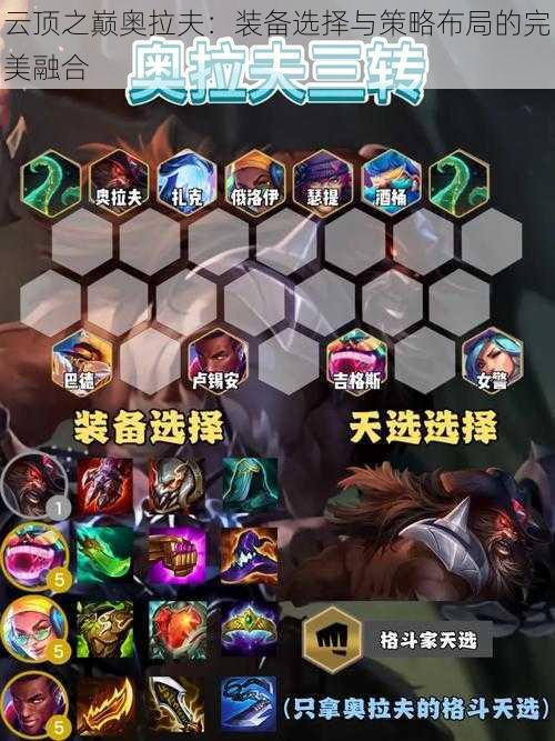 云顶之巅奥拉夫:装备选择与策略布局的完美融合