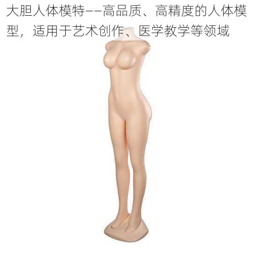 大胆人体模特——高品质、高精度的人体模型,适用于艺术创作、医学教学等领域